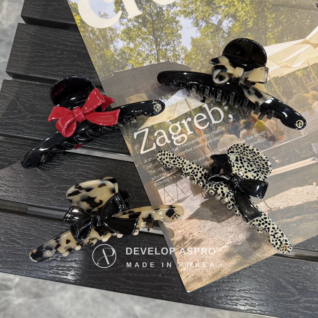 【现货】【ASPRO醋酸】韩国新款发夹正品爆款洋气抓夹AP18