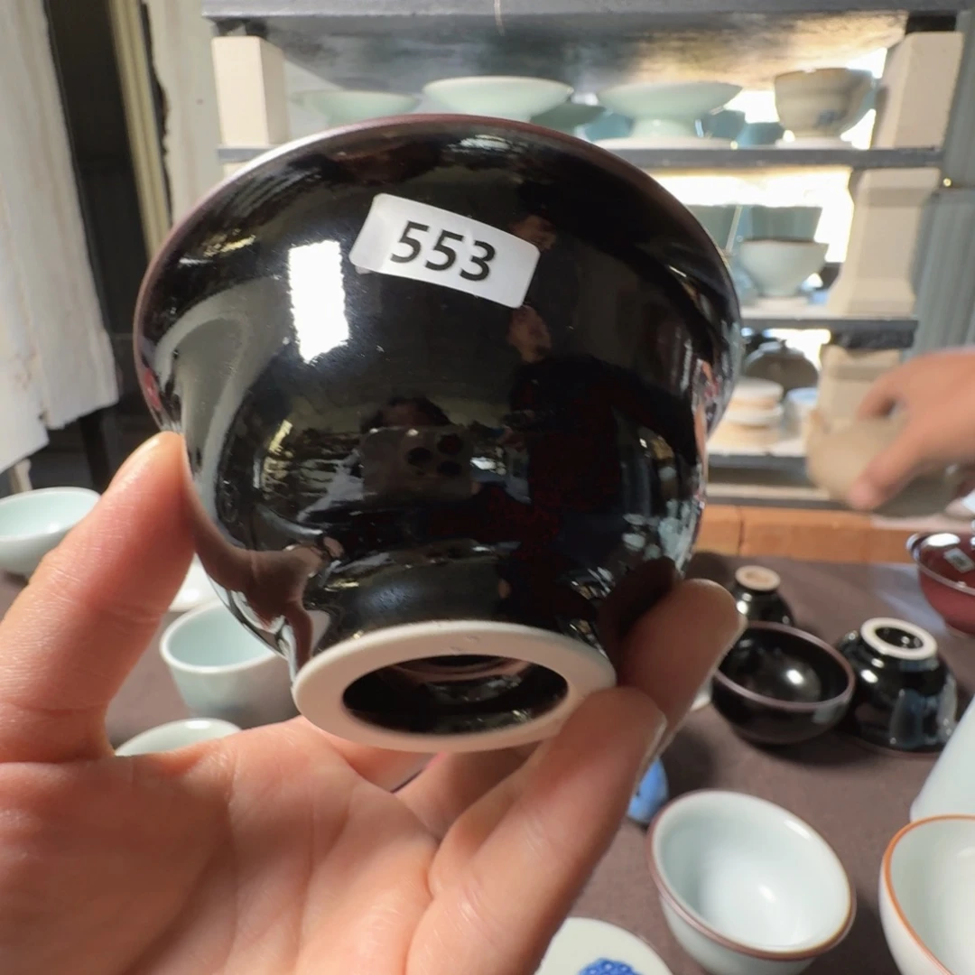 乌金釉大压手杯容量110毫升