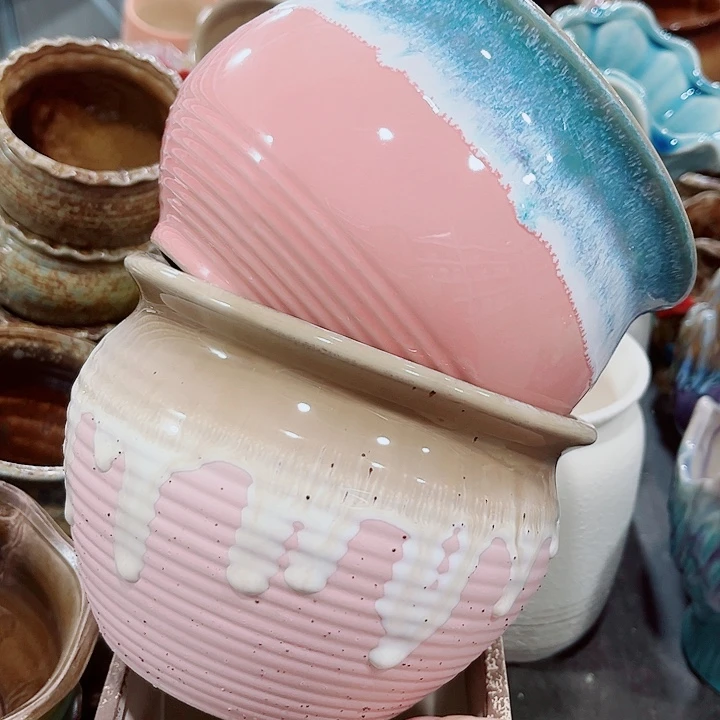 多肉陶瓷花盆满10元包邮