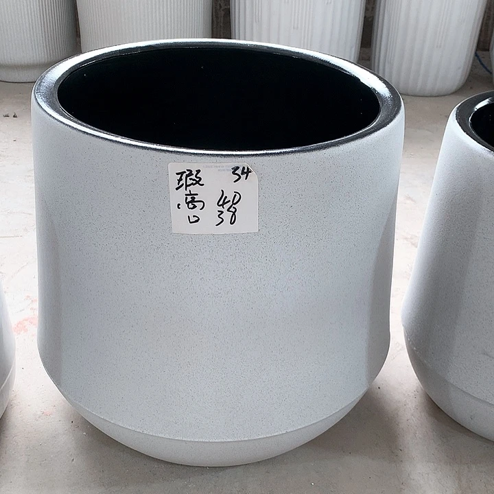 【闪购商品】高温陶瓷花盆默认瑕疵