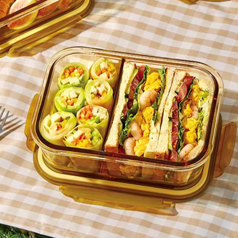 家用IB保鲜盒980ml分隔保鲜饭盒