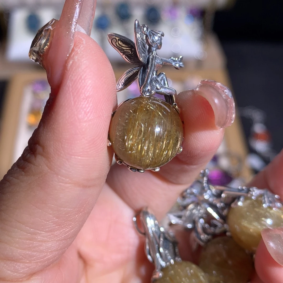 【闪购商品】水晶戒指银S925镶嵌ℳ****?戒指