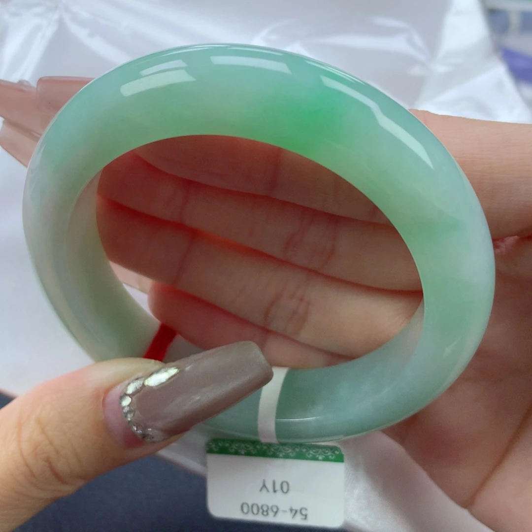 翡翠手镯未镶嵌54正圈