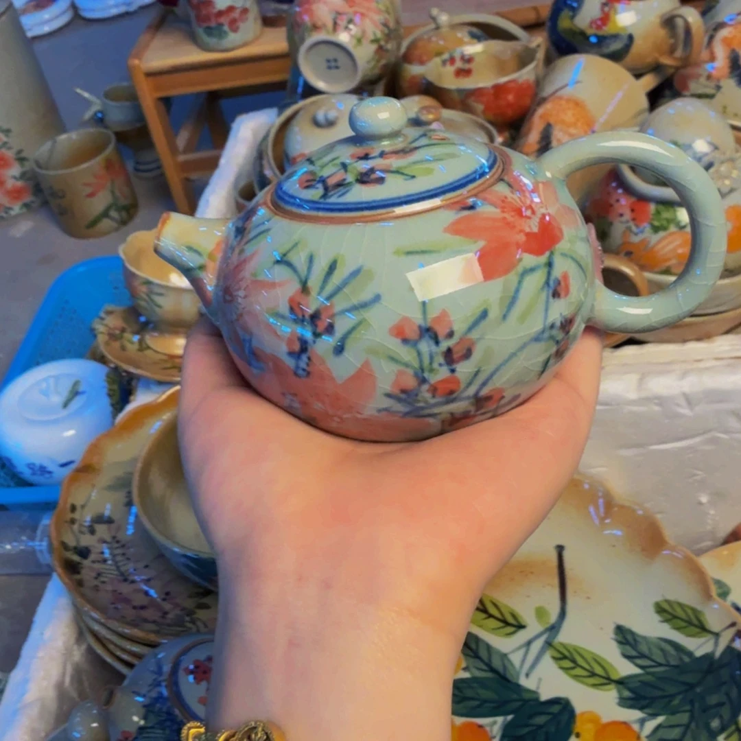 瓷片景德镇陶瓷手工手绘