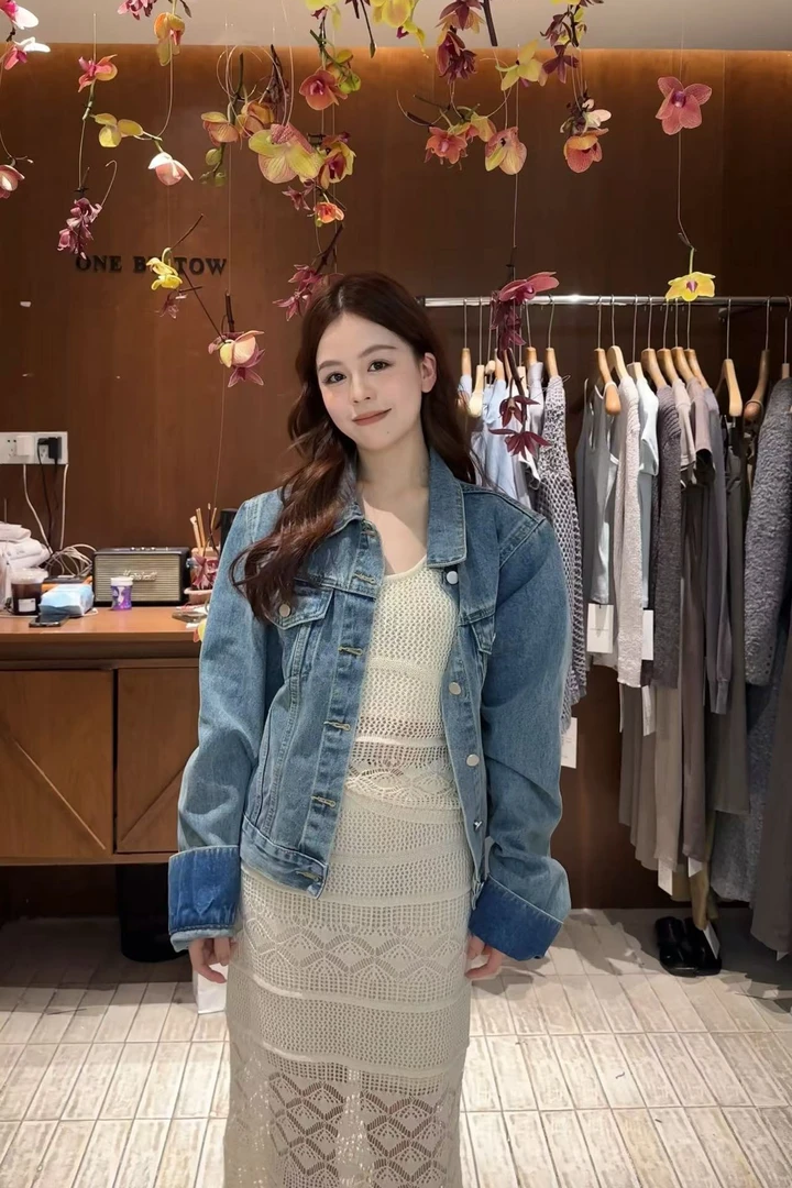 25年新款- 洗水复古色！牛仔外套（BY27270#）ONE BY TOW