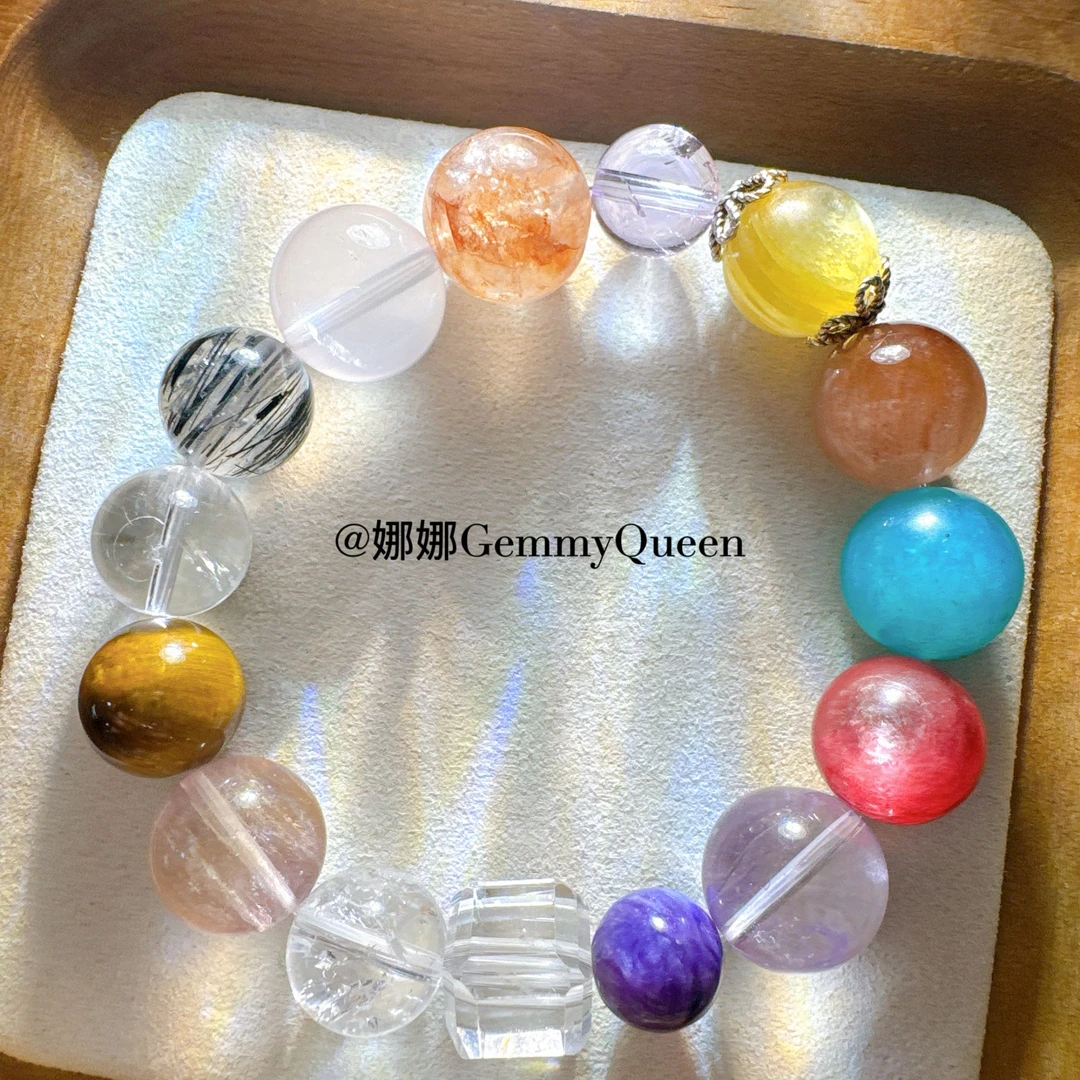 娜娜原创天然水晶10-15MM手串 多样性发其一GQ06978