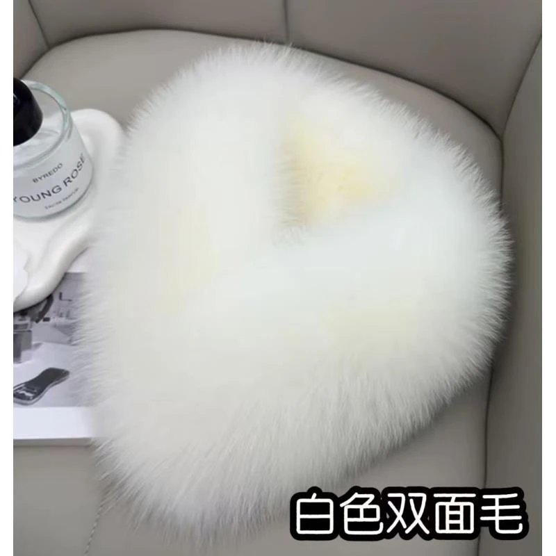 [百搭爆款围脖]女围巾磁吸韩版保暖围脖2025B77663-白洁玫瑰仓