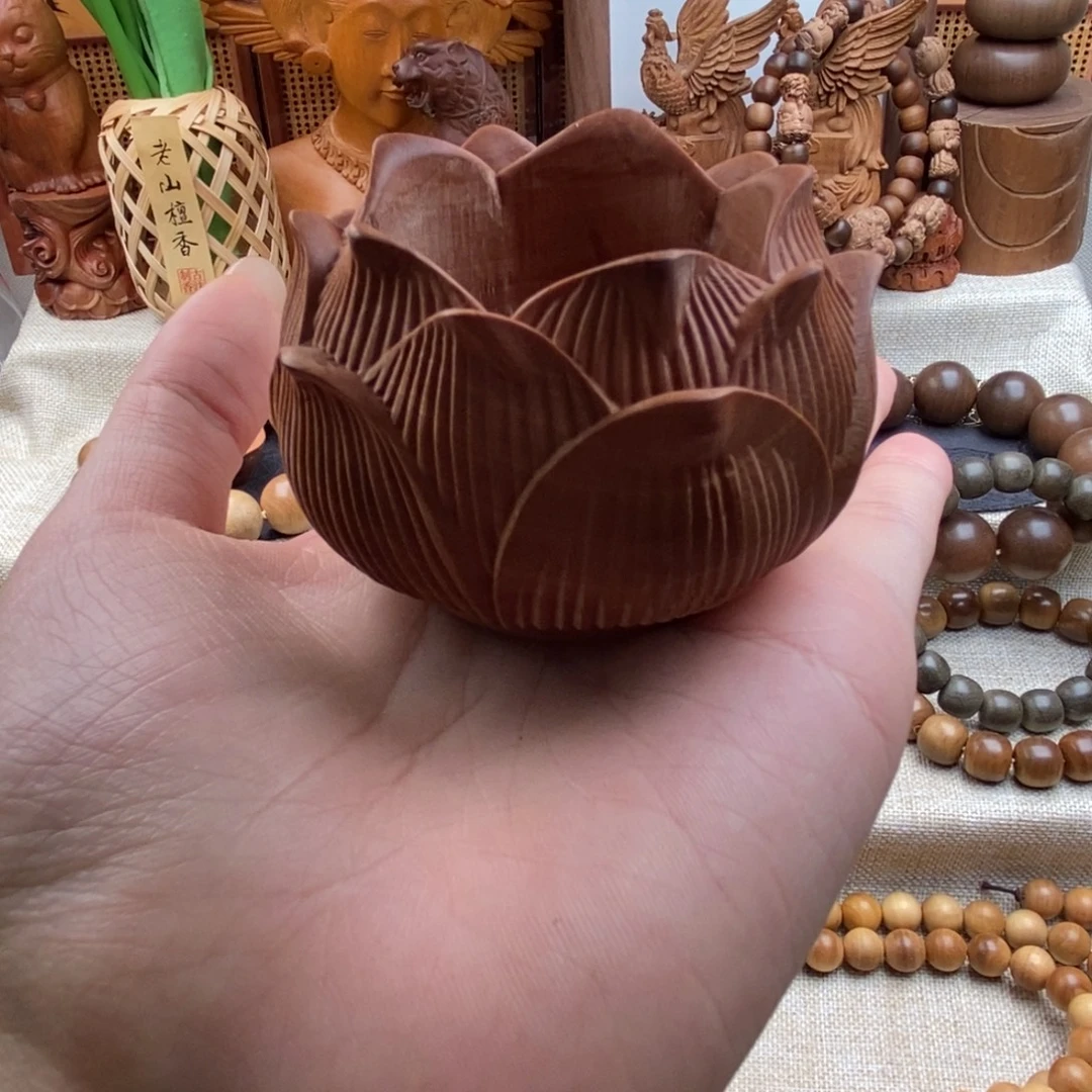 檀香木手串/手链迈索尔，老山檀香，奶香，莲花（微瑕）