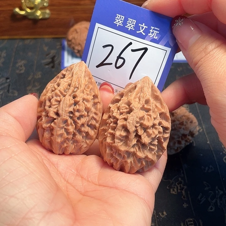 桃核把件267号全品招财鼠3.8