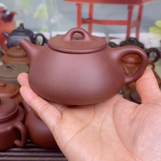 紫砂茶壶风釉150cccccc羊角山紫泥