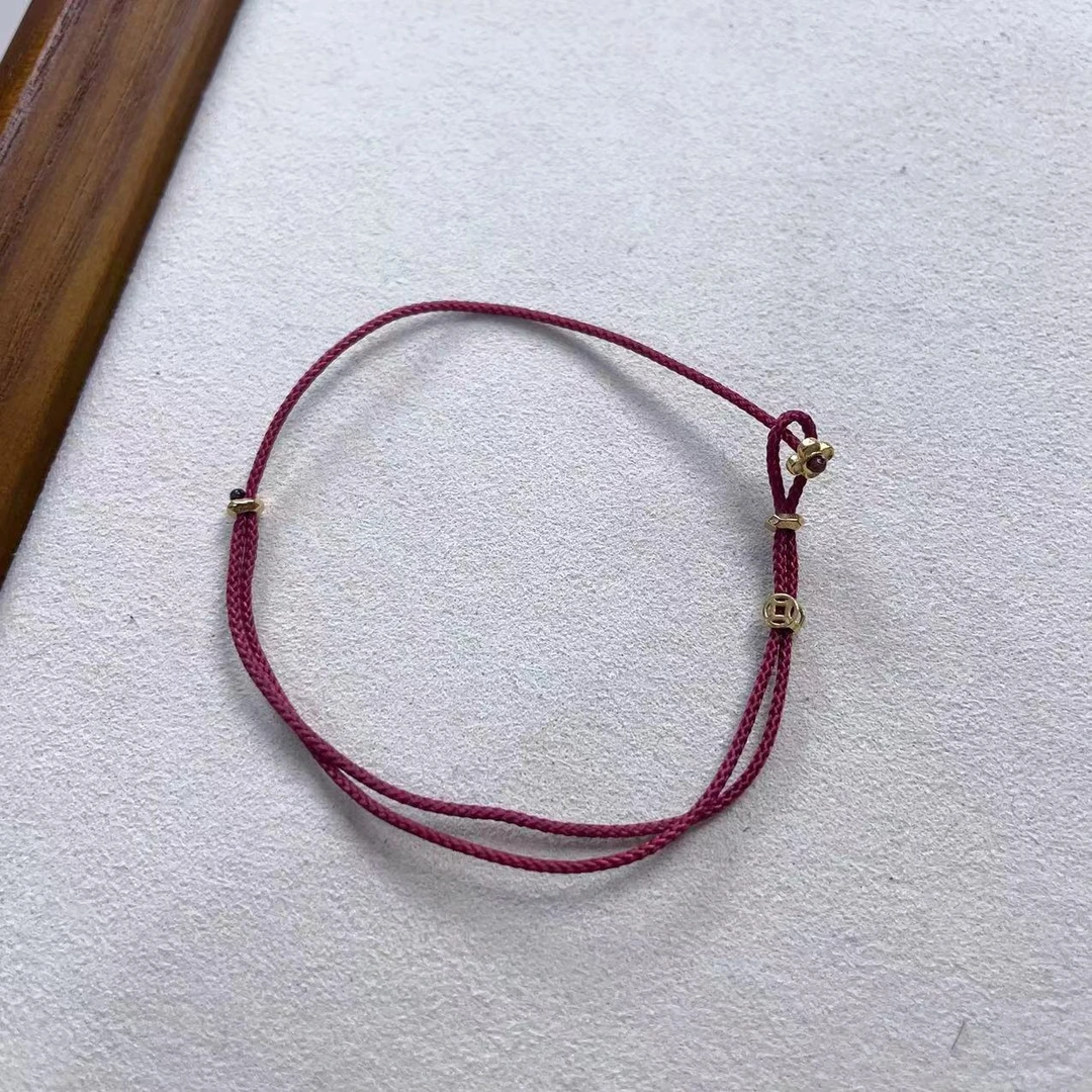 925银布艺手链 有钱花手编手链 302 DZ