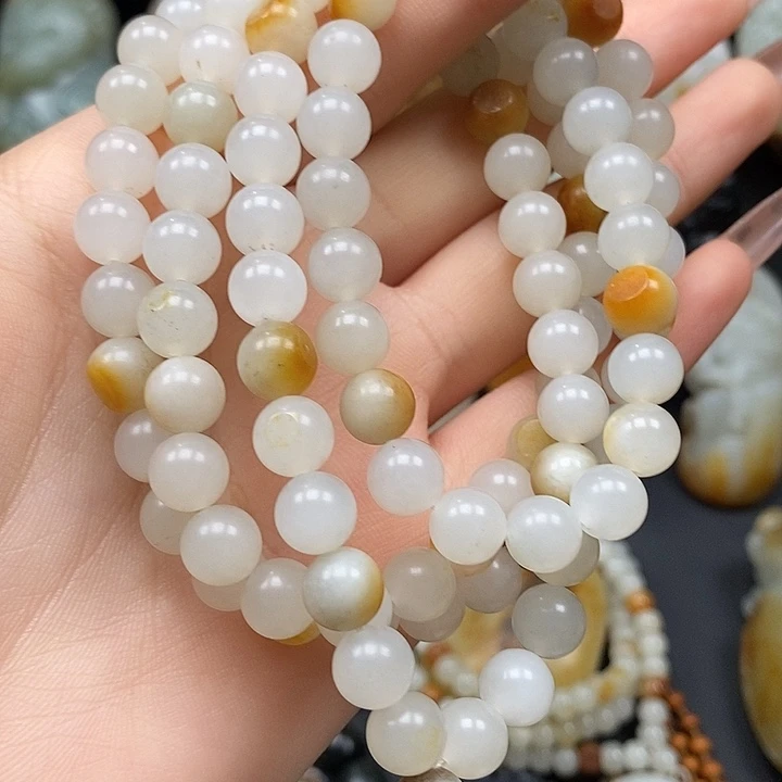 和田玉未镶嵌项链