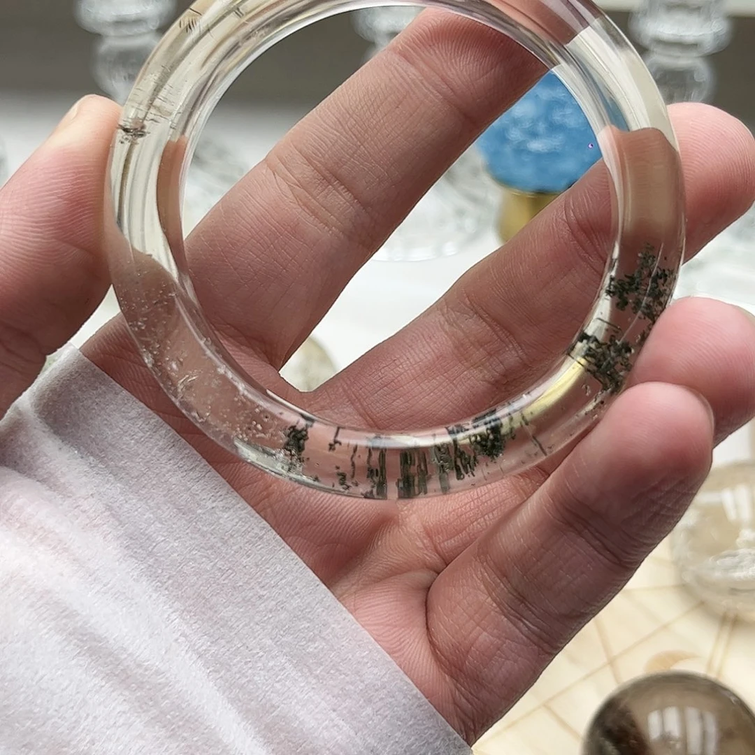 水晶天然水晶银S925镶嵌大*