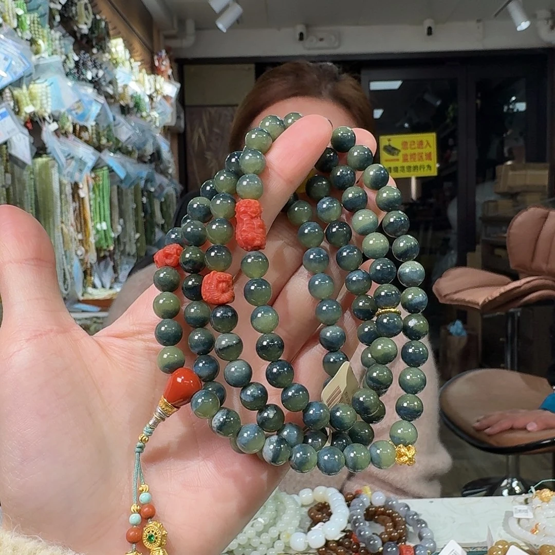 和田玉未镶嵌手链