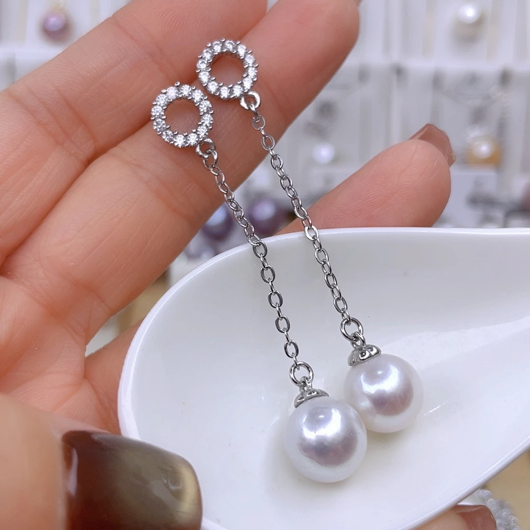 淡水珍珠耳饰未镶嵌