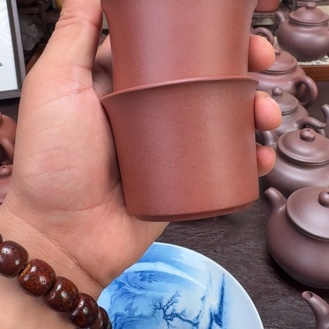 鉞***紫砂茶壶原矿紫泥主人杯100cc
