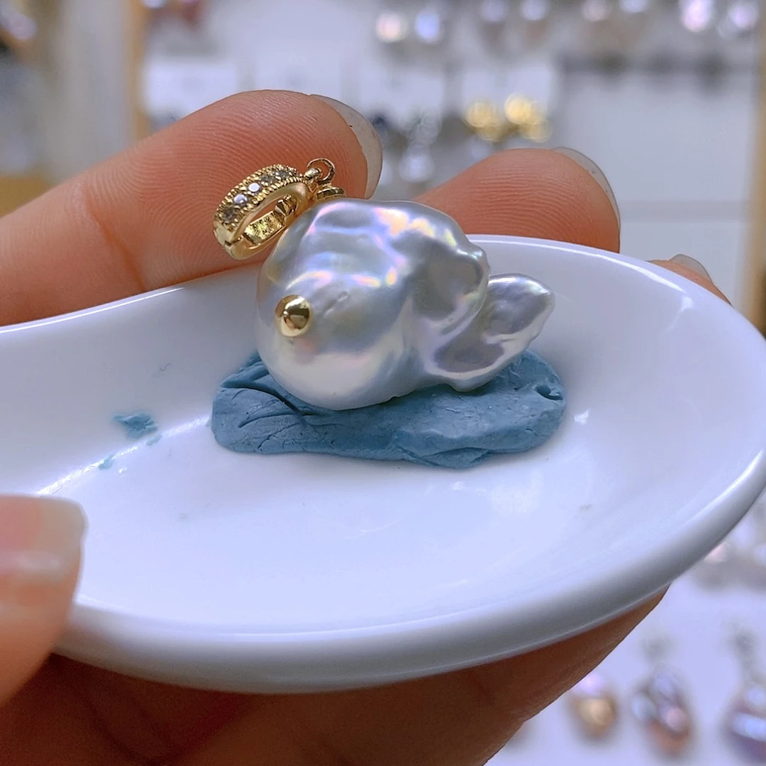 淡水珍珠颈饰合金