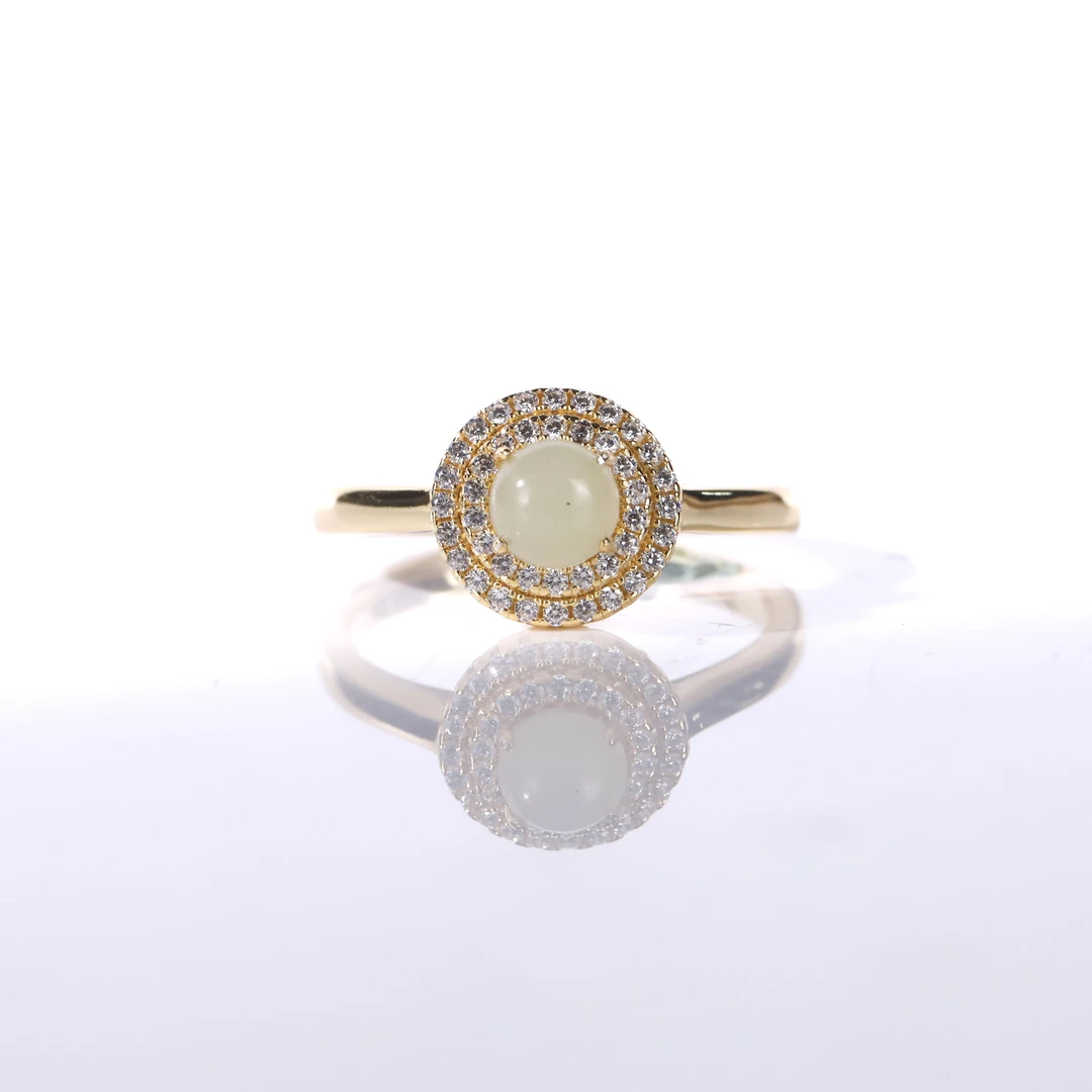 福袋-新疆和田玉甘黄戒指