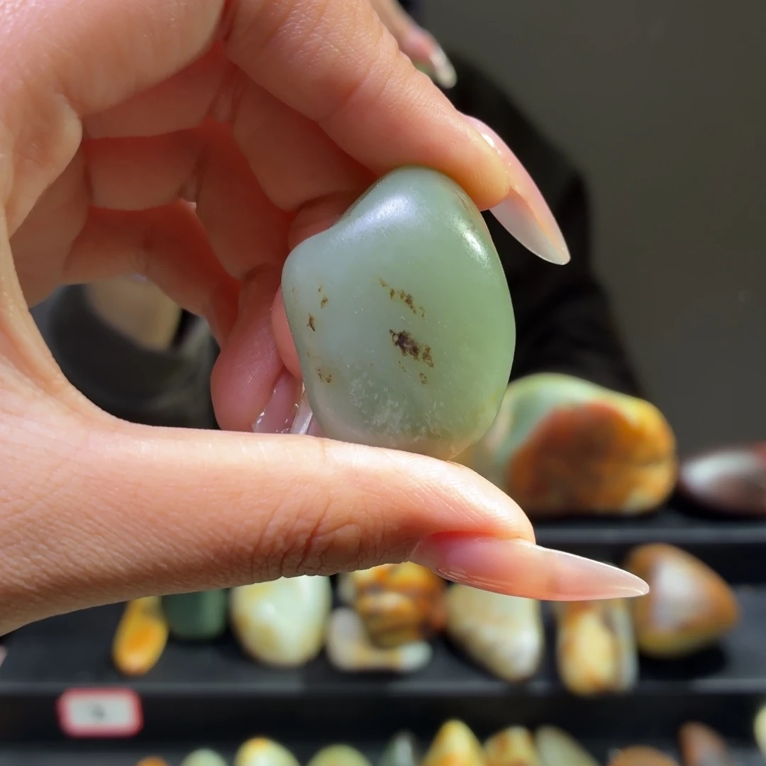 和田玉未镶嵌挂件29.6