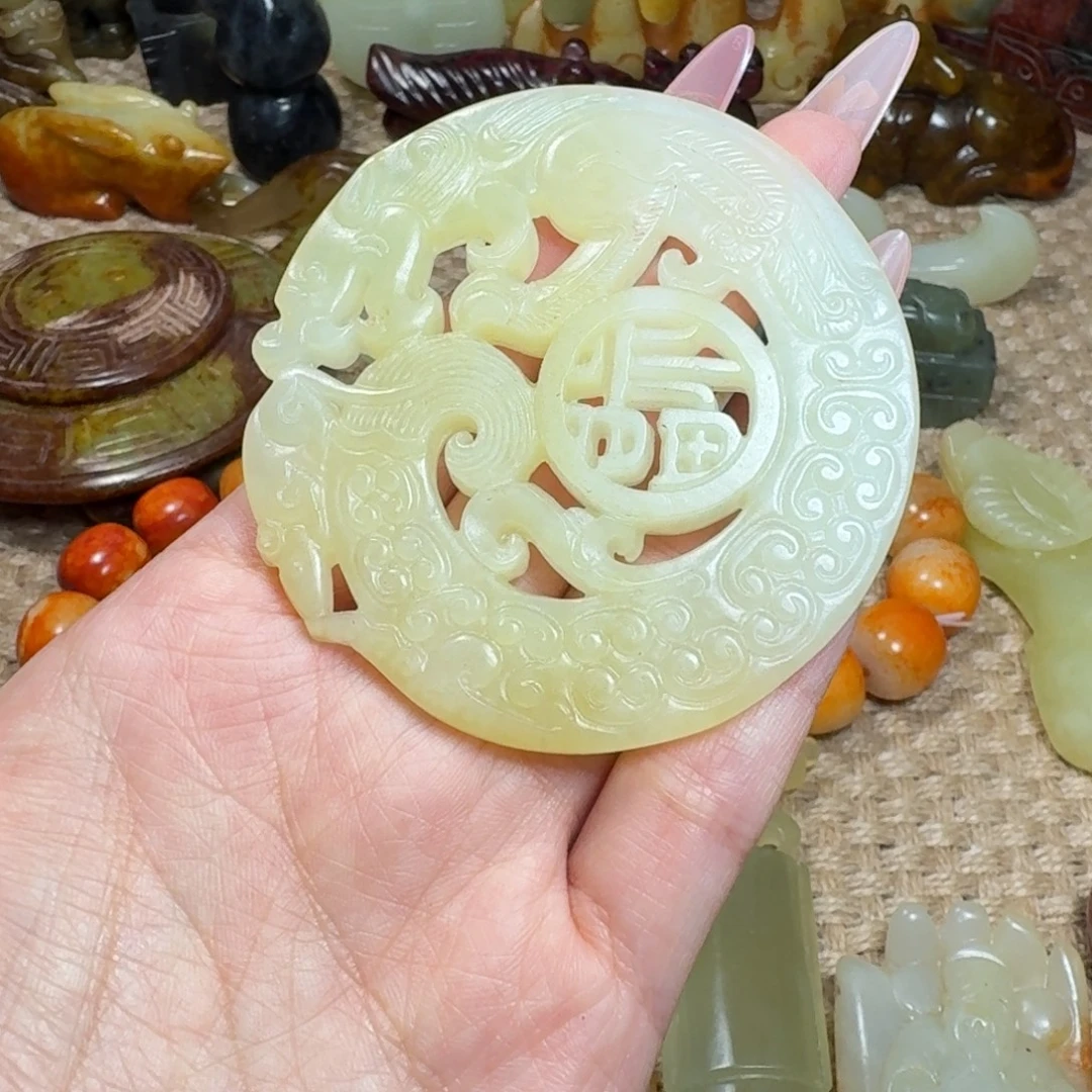 吊坠白玉菩提挂件