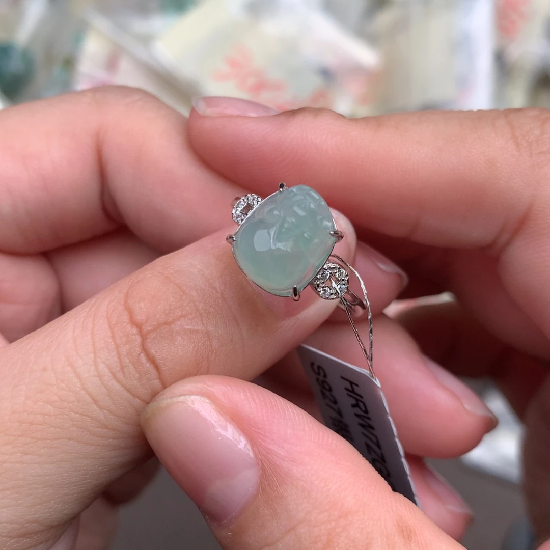 【闪购商品】翡翠挂件银S925镶嵌一