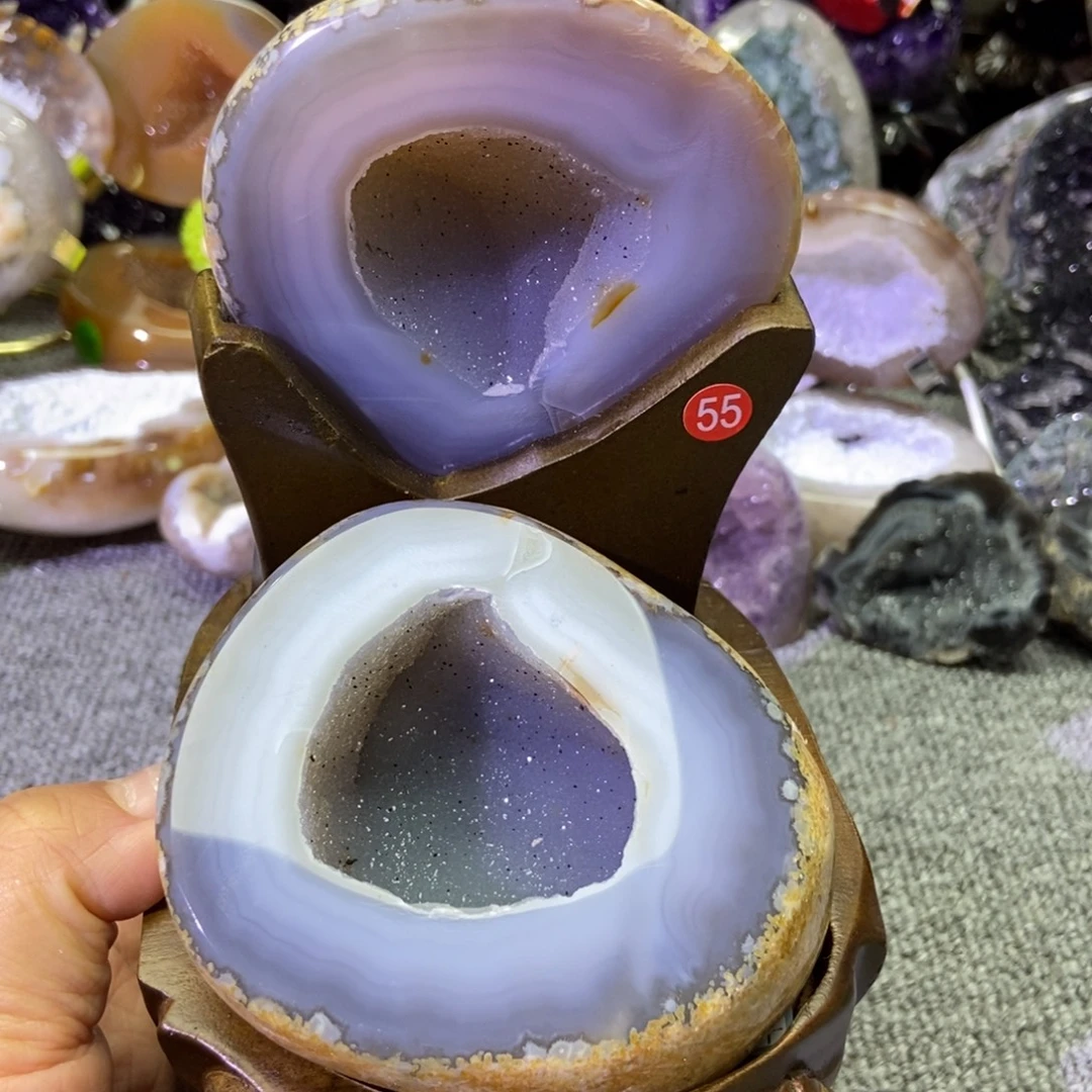 紫晶未镶嵌摆件水晶