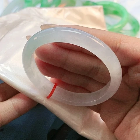 未镶嵌手镯翡翠53贵妃0258