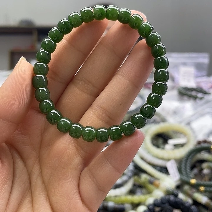 和田玉未镶嵌手串