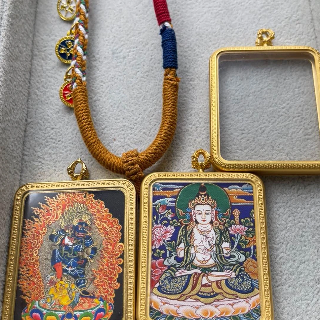 吊坠双面卡定制加绳子