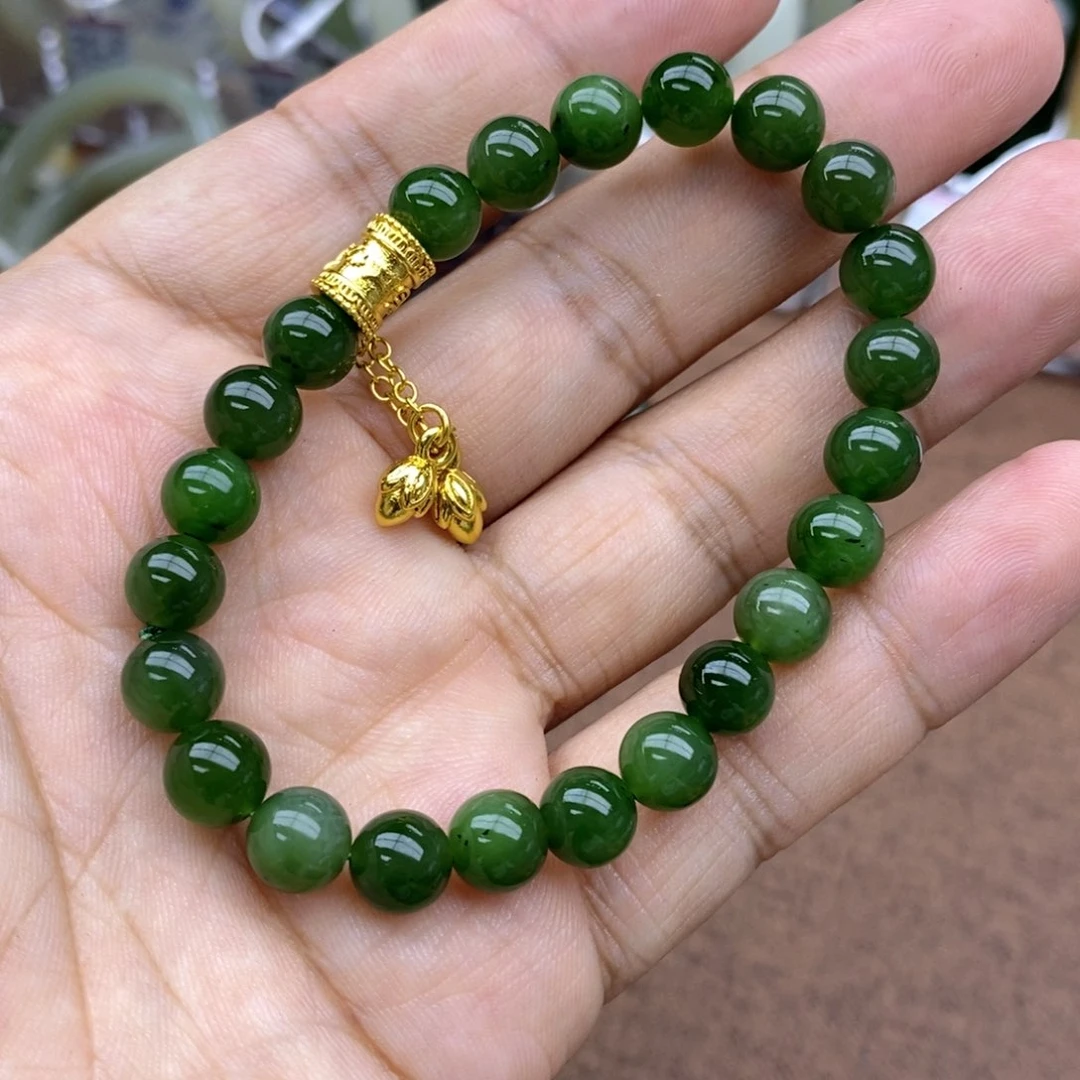 手串未镶嵌和田玉卡8