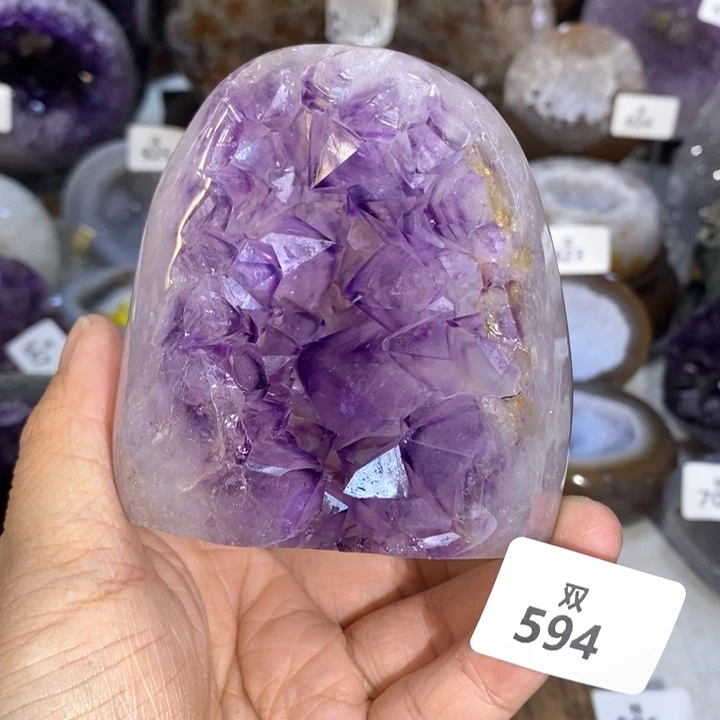 未镶嵌水晶大型摆件（非配饰）精抛全睡觉带窝