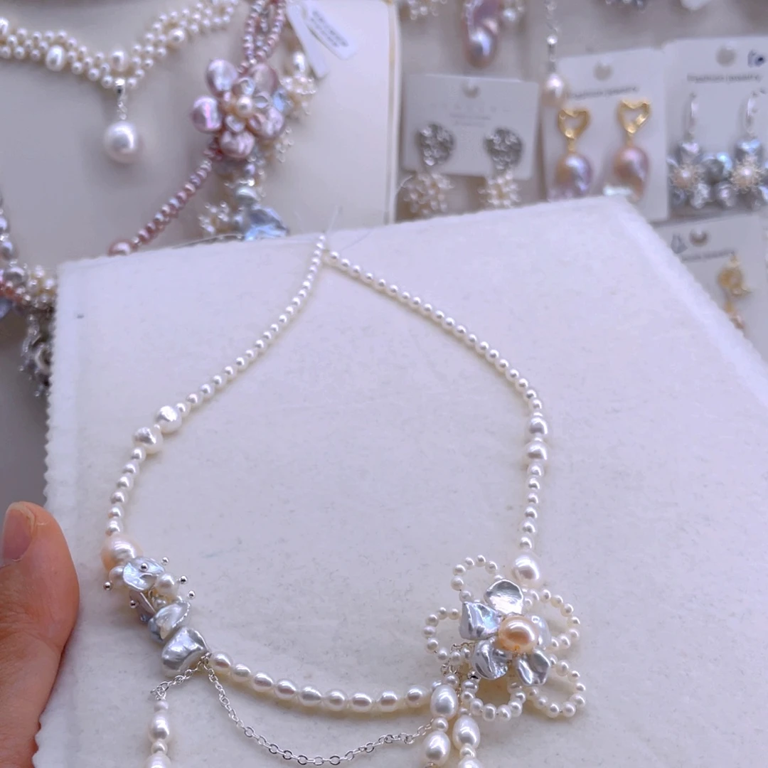 未镶嵌耳饰淡水珍珠