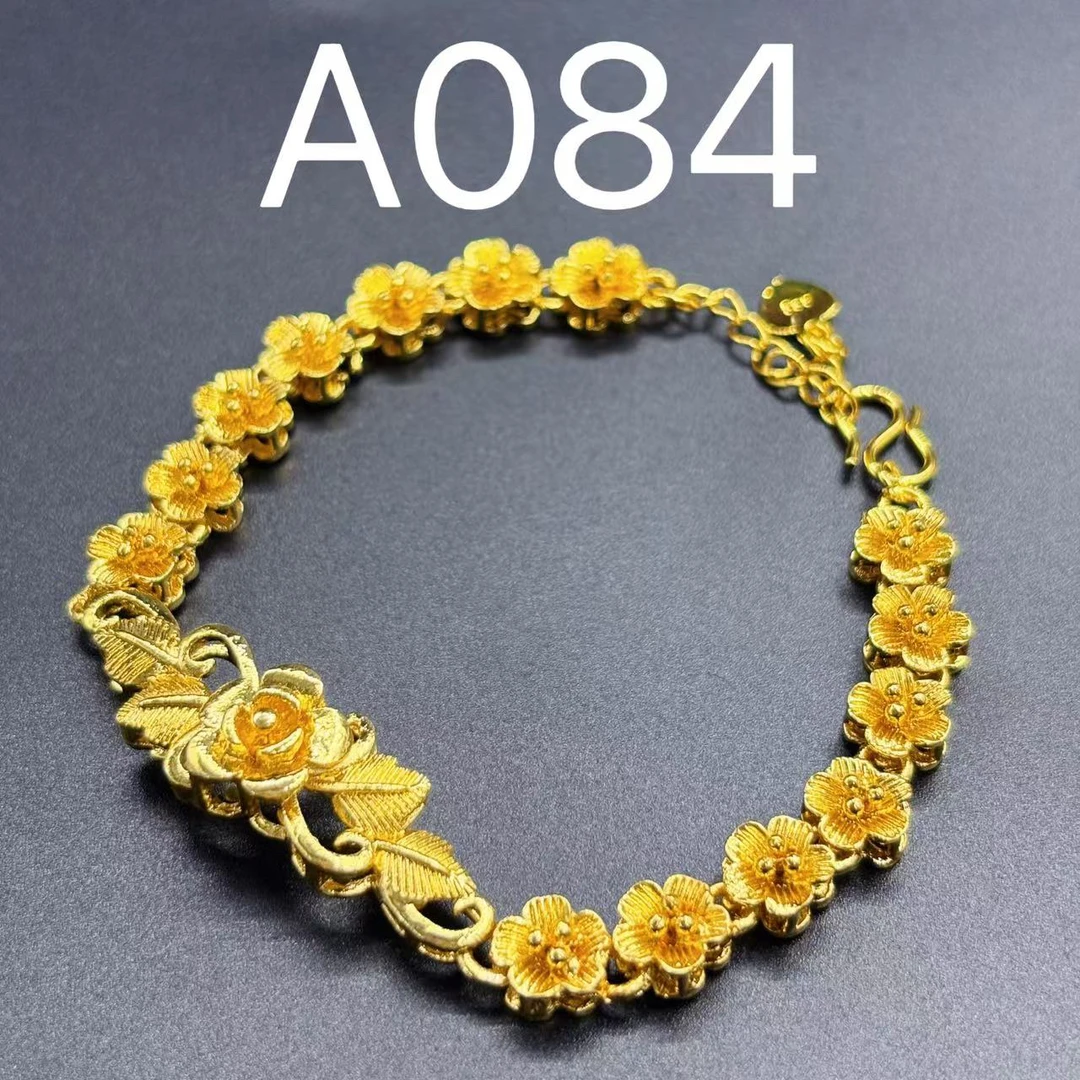 A084花花手链妈妈气质轻奢手工黄色精致精美优雅