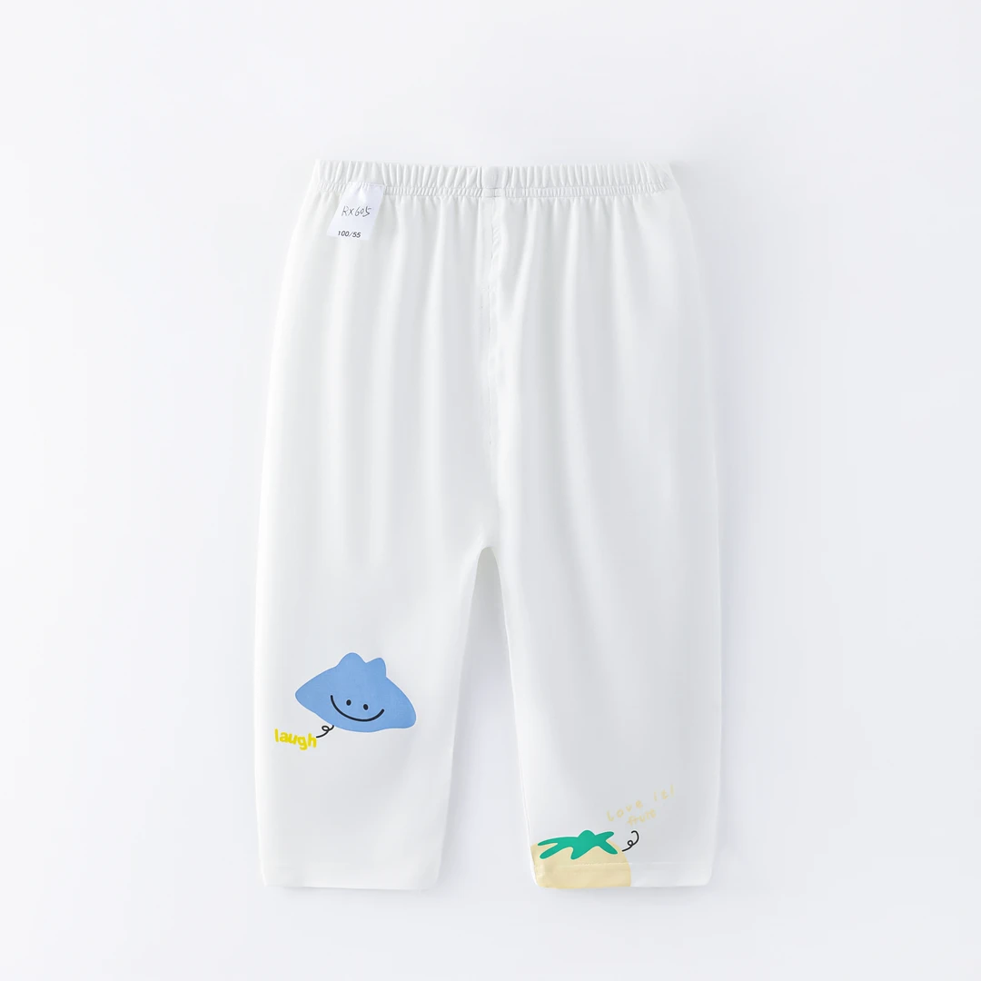 儿童打底裤女中小童小可爱七分打底裤RX605