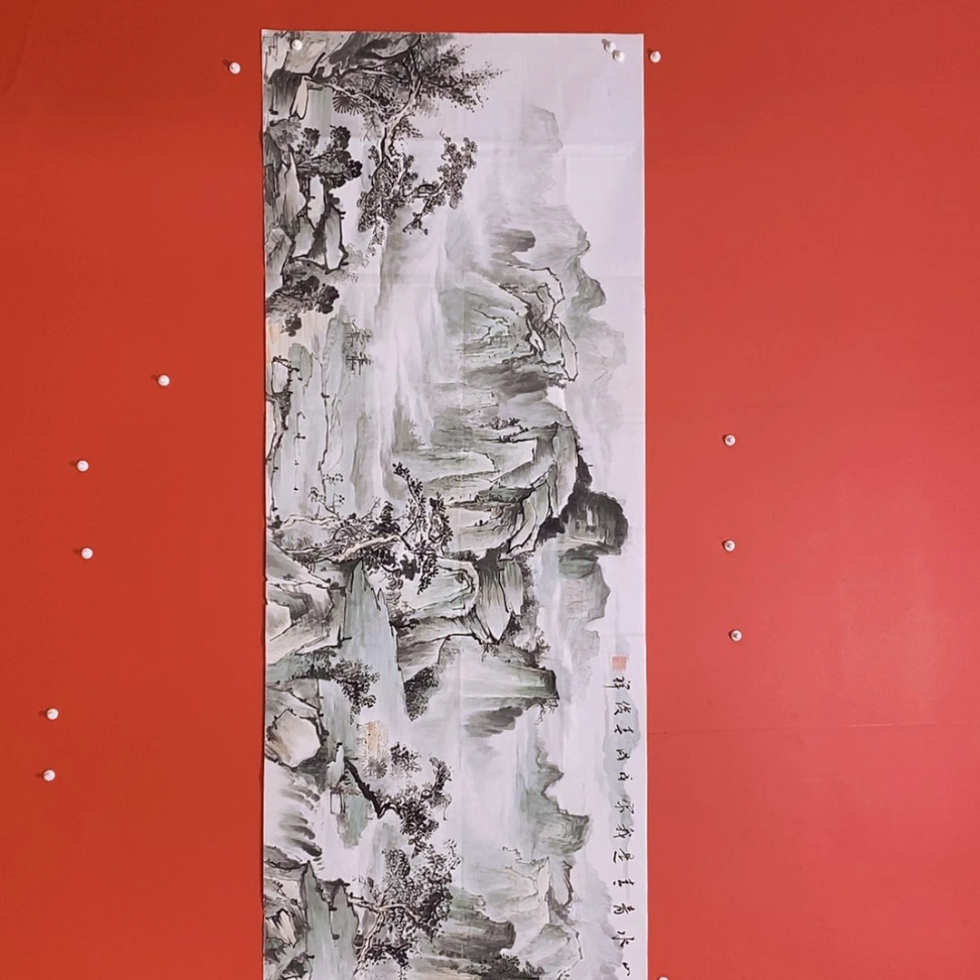 国画山水花鸟国画作品