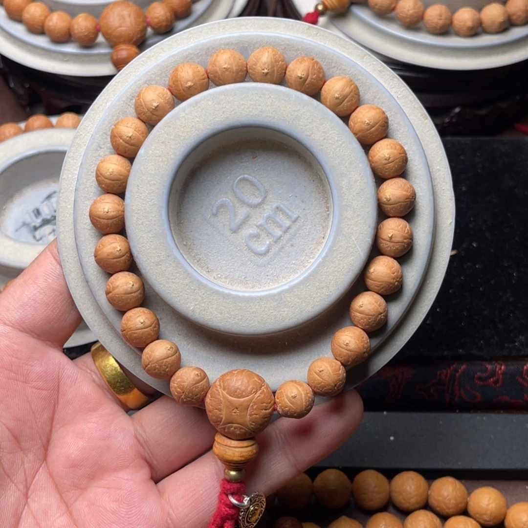 读***三凤眼菩提手串10单仓铁籽