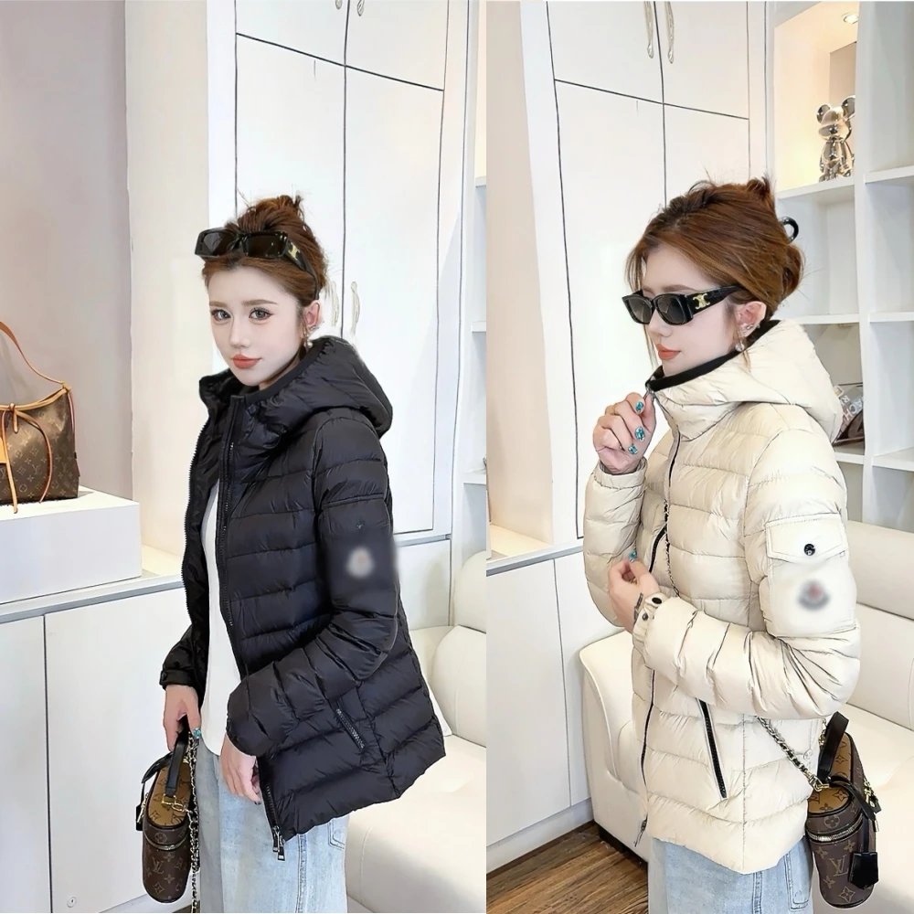 2025秋季新款无胆直冲轻薄通体90鹅绒男女同款羽绒服