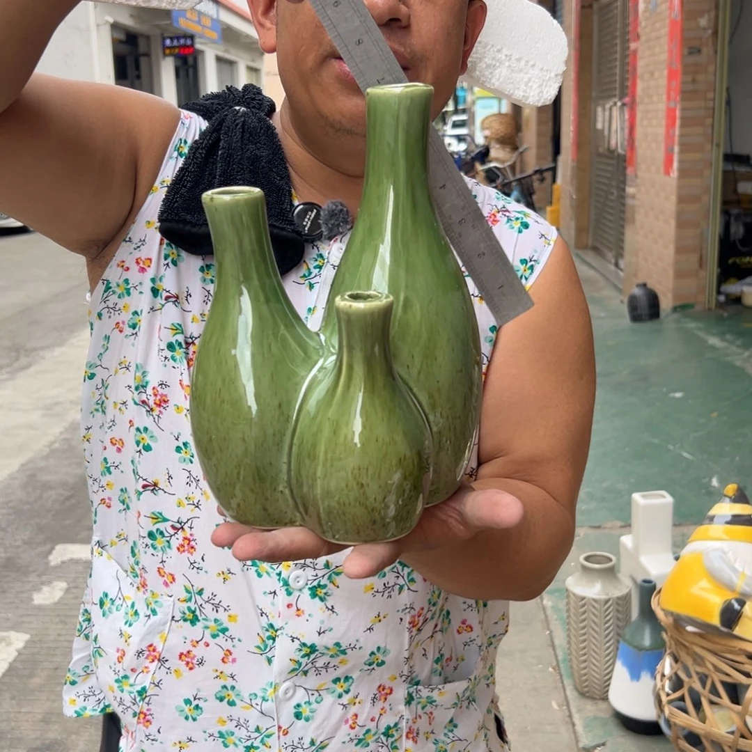 摆件70 号高温陶瓷工艺瓶（部分微瑕）