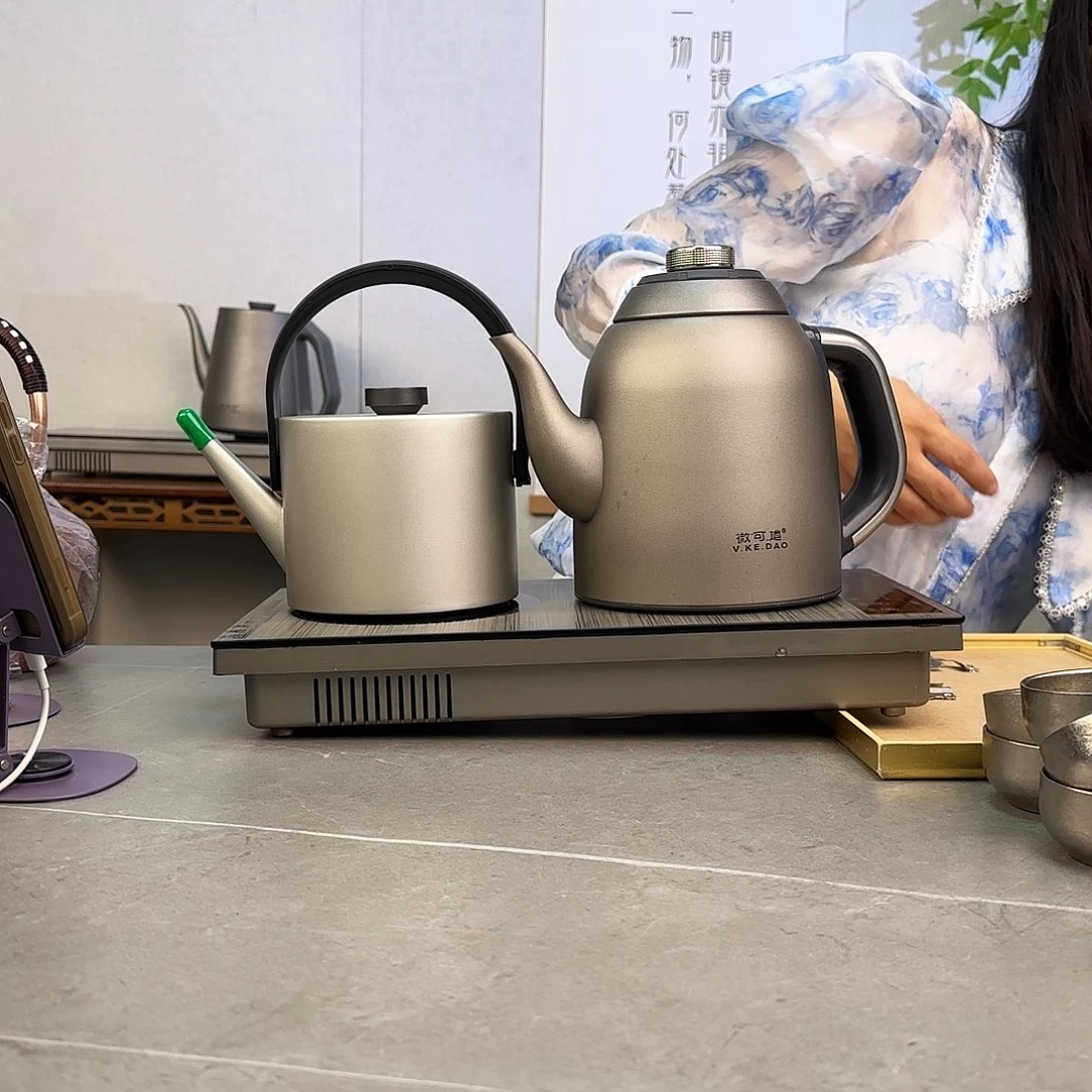 竹***风纯钛微可道纯钛烧水煮茶器