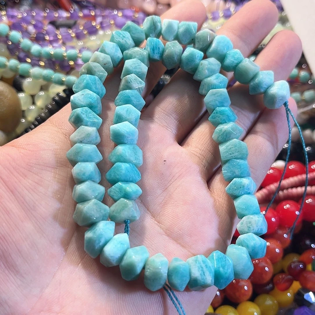 玛瑙/玉髓合金珠宝半成品天河冲角一条