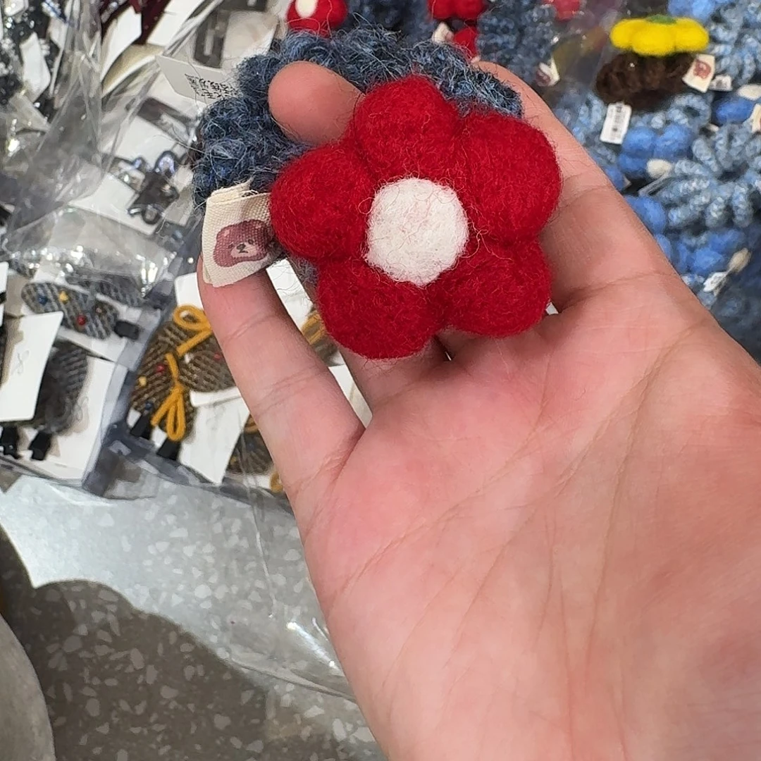 非金属红色花电话线