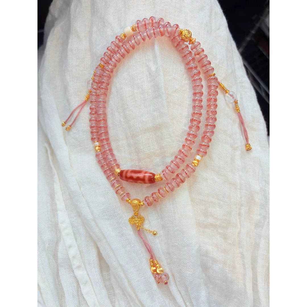 壹加火火/美泓红肉大鹏三仙女药师108锁骨链多样性发一个