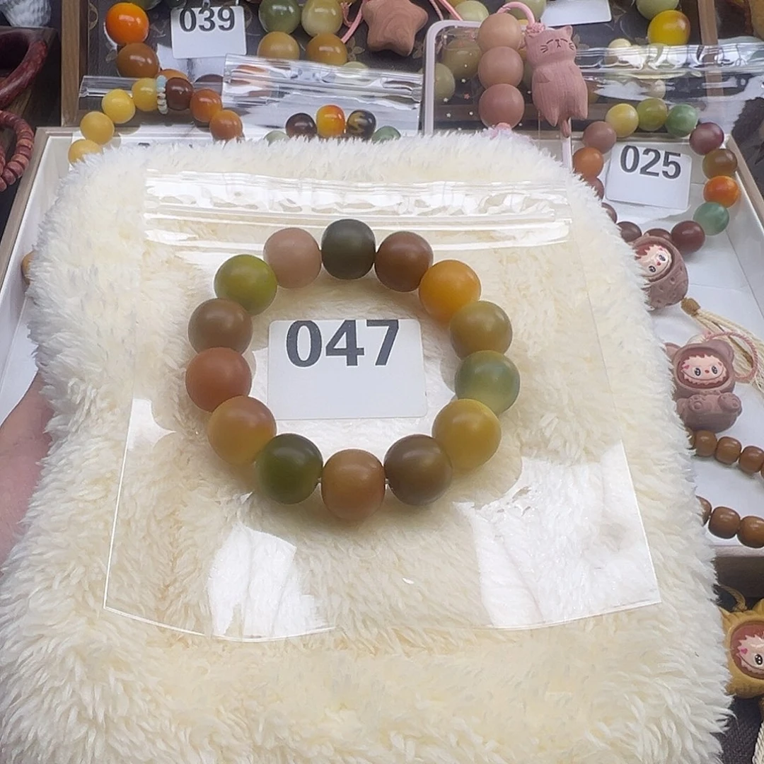 菩提根/象牙果手串卡16微瑕暗色047