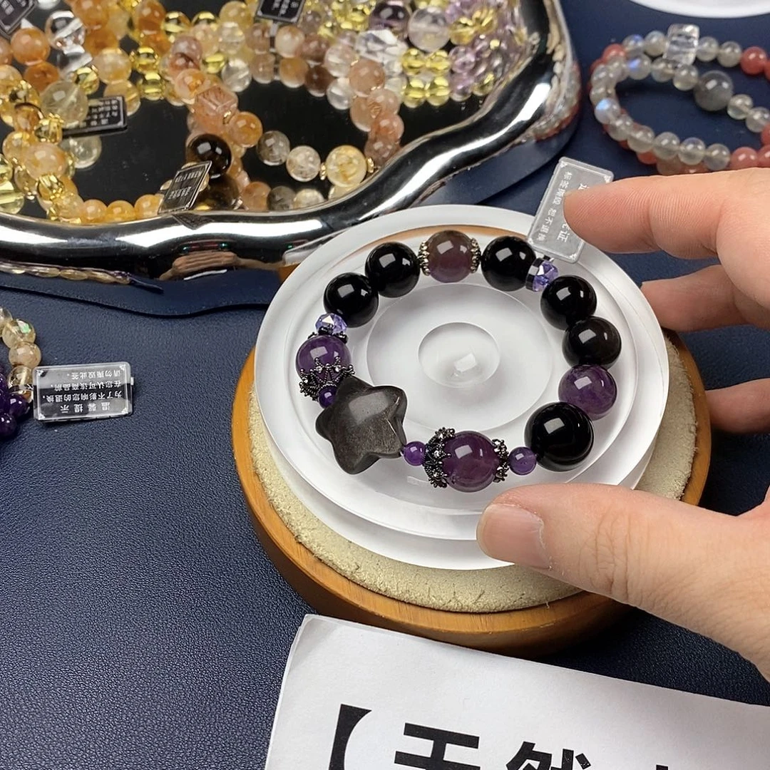 银S925镶嵌手链水晶
