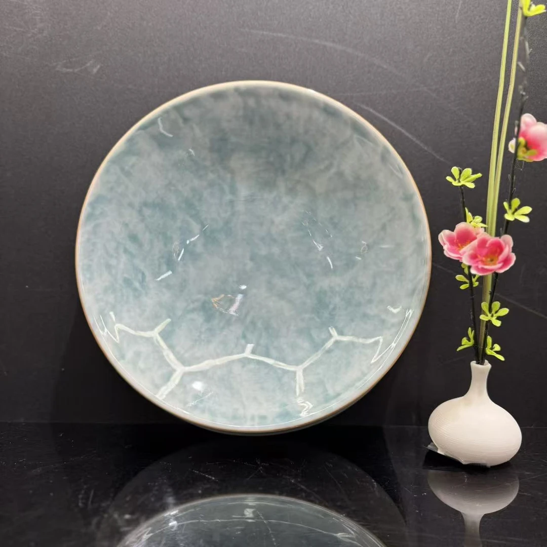 窑变8英寸中式日式凉菜盘家用酒店商用高级感餐具00016456