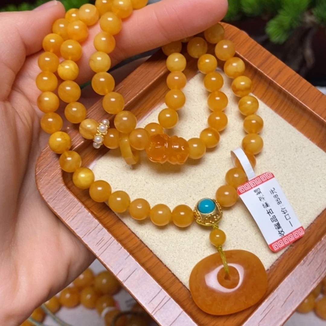 【闪购商品】未镶嵌蜜蜡手链手串