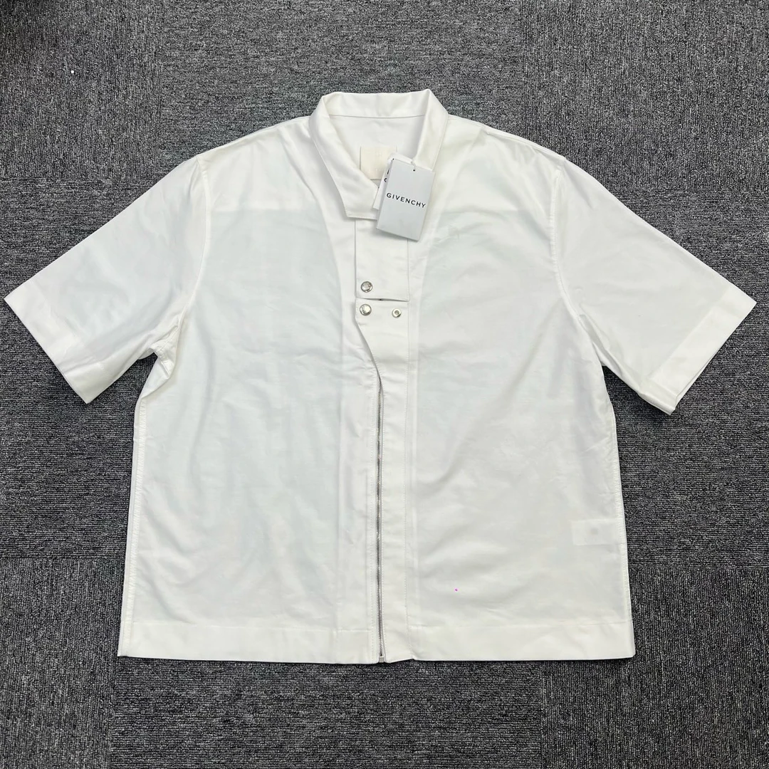 全新未使用 Givenchy/纪梵希 41码/按扣拉链衬衫短袖/全新/10478