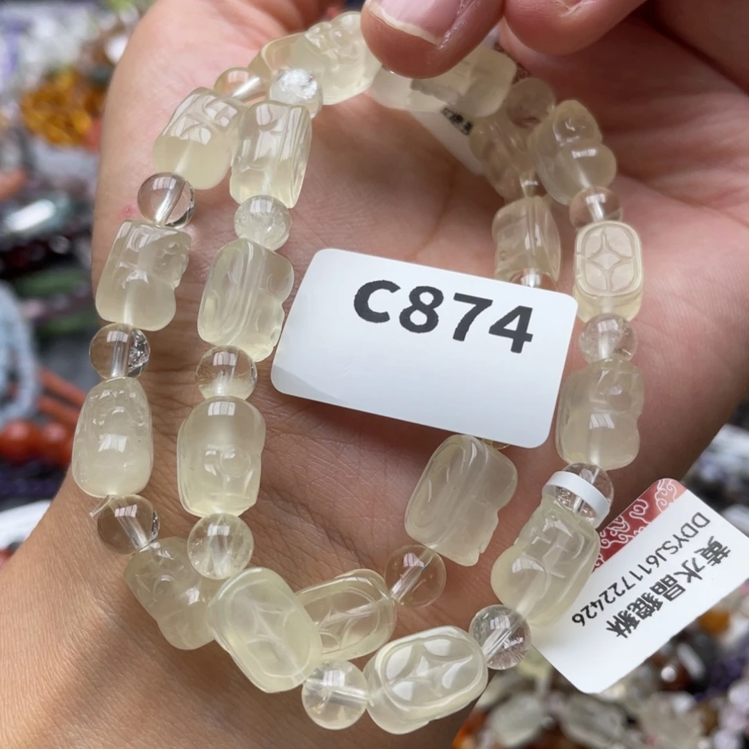 水晶手链未镶嵌多样性