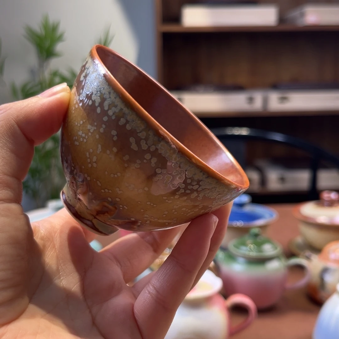 手工制作窑变茶器