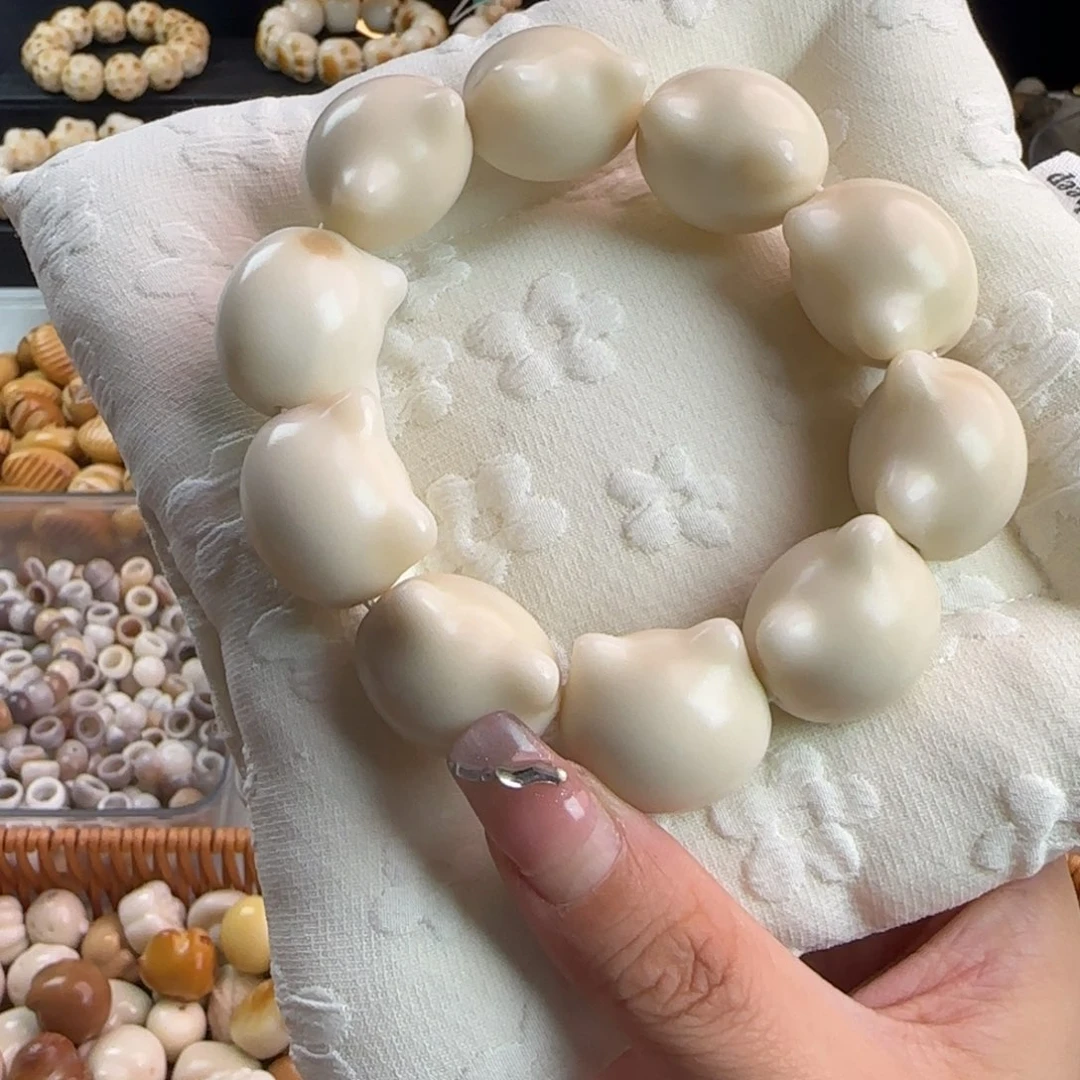 菩提根/象牙果吊坠微瑕牙果卡24猫头1串